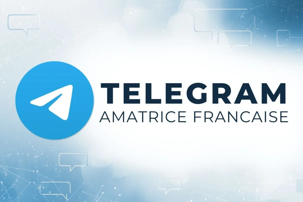 Accès au canal Telegram Amatrice Francaise